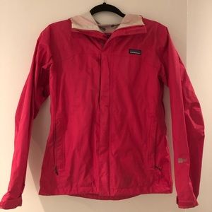 Women’s pink Patagonia Rain Jacket